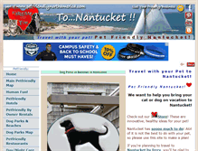 Tablet Screenshot of petfriendlynantucket.com